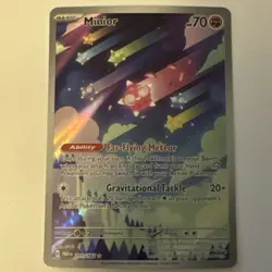 Pokemon TCG Minior Illustration Rare 201/182 Paradox Rift Holo Card - Image 2
