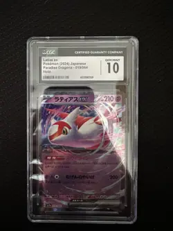 Pokemon Card Latias EX 019/064 RR Paradise Dragona SV7a CGC 10 - Image 1