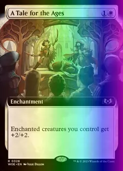 MTG Magic the Gathering A Tale for the Ages (328/475) Wilds of Eldraine NM FOIL - Image 1