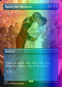 MTG Savor the Moment (1006/3004) Secret Lair Drop Series LP FOIL - Image 1
