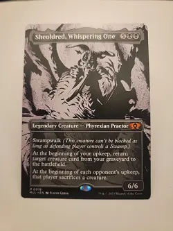 Sheoldred, Whispering One Ext Art 16 MtG March of the Machine Multiverse Legends - Image 1