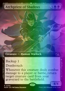 MTG Archpriest of Shadows (356/548) March of the Machine LP FOIL - Image 1