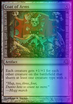 MTG Magic the Gathering Coat of Arms (29/41) PDS Slivers LP FOIL - Image 1