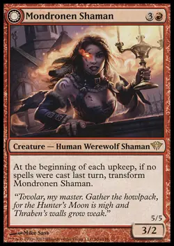 MTG Magic the Gathering Mondronen Shaman (98/175) Dark Ascension LP - Image 1