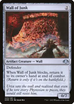 MTG Magic the Gathering Wall of Junk (240/520) Dominaria Remastered NM - Image 1