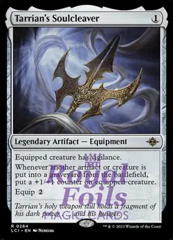 Tarrian's Soulcleaver 1x FOIL Lost Caverns of Ixalan MTG LCI Rare MINT artifact - Image 1