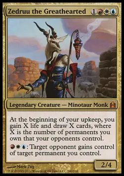 MTG Magic the Gathering Zedruu the Greathearted (240/320) Commander LP - Image 1