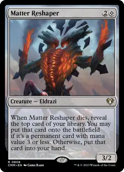 MTG Magic the Gathering Matter Reshaper (806/1173) Commander Masters NM - Image 1