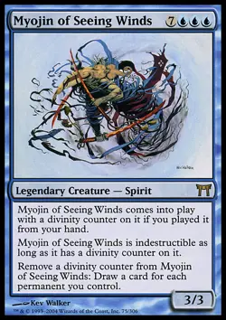 MTG Myojin of Seeing Winds (75/317) Champions of Kamigawa LP - Image 1