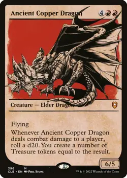 Ancient Copper Dragon (396/1080) Commander Legends Battle for Baldur's Gate NM - Image 1