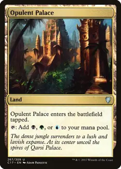 MTG Magic the Gathering Opulent Palace (267/332) Commander 2017 LP - Image 1