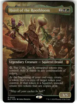 FOIL - Hazel of the Rootbloom (Borderless) 2 - Commander: Bloomburrow - MTG - Image 1