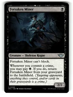 Forsaken Miner - Outlaws of Thunder Junction - MTG - Image 1