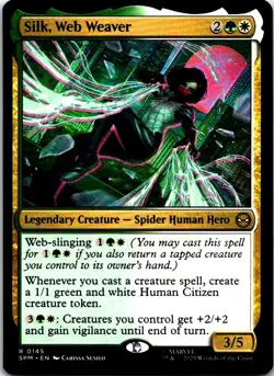 Silk, Web Weaver R Marvel's Spider-Man 145 NM - Image 1