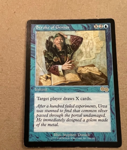 Stroke of Genius - Urza's Saga - MTG - Magic the Gathering - Image 1