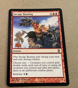 Savage Beating - Darksteel - MTG - Magic the Gathering - Image 1