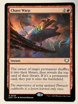 Chaos Warp Commander: Edge of Eternities Non-Foil Regular MTG - Image 1