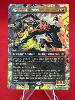 Spider-Man 2099 (0205) (Borderless) #205 (NM) Spider-Man SPM Magic MTG - Image 1