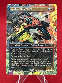 Spider-Man 2099 (0205) (Borderless) #205 (NM) Spider-Man SPM Magic MTG - Image 3