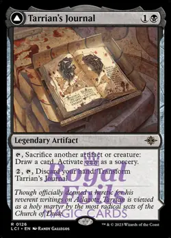 Tarrian's Journal / The Tomb of Aclazotz 2x FOIL Lost Caverns of Ixalan MTG land - Image 1