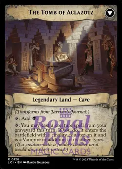 Tarrian's Journal / The Tomb of Aclazotz 2x FOIL Lost Caverns of Ixalan MTG land - Image 2