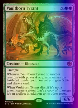 MTG Magic the Gathering Vaultborn Tyrant (20/109) The Big Score LP FOIL - Image 1
