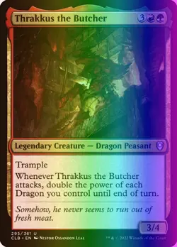 Thrakkus the Butcher (295/1080) CLB NM FOIL - Image 1