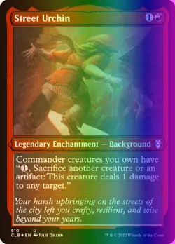 MTG Street Urchin (510/1080) Commander Legends Battle for Baldur's Gate NM FOIL - Image 1