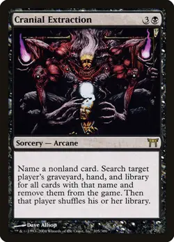 MTG Magic the Gathering Cranial Extraction (105/317) Champions of Kamigawa LP - Image 1