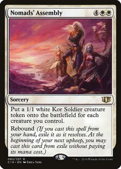 MTG Magic the Gathering Nomads' Assembly (82/397) Commander 2014 NM - Image 1