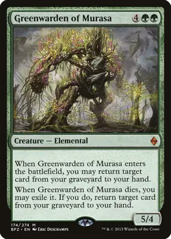 MTG Magic the Gathering Greenwarden of Murasa (174/313) Battle for Zendikar MP - Image 1