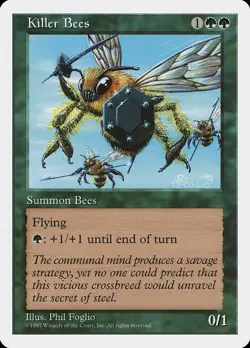 MTG Magic the Gathering Killer Bees (307/460) Fifth Edition MP - Image 1