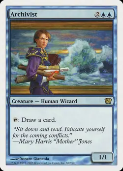 MTG Magic the Gathering Archivist (60/359) Ninth Edition MP - Image 1