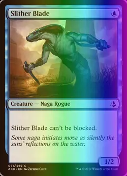 MTG Magic the Gathering Slither Blade (71/347) Amonkhet LP FOIL - Image 1
