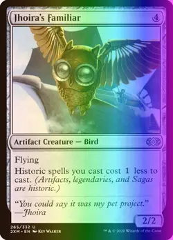 MTG Magic the Gathering Jhoira's Familiar (265/503) Double Masters NM FOIL - Image 1