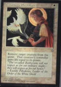 Swords to Plowshares - Ice Age: #54, Magic: The Gathering Lp R97 - Image 1