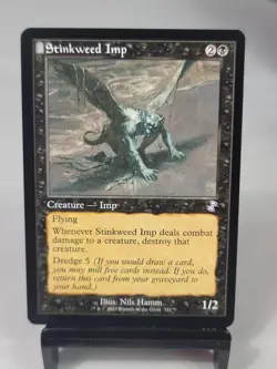MTG - Time Spiral: Remastered - Stinkweed Imp - Retro Border - Image 1