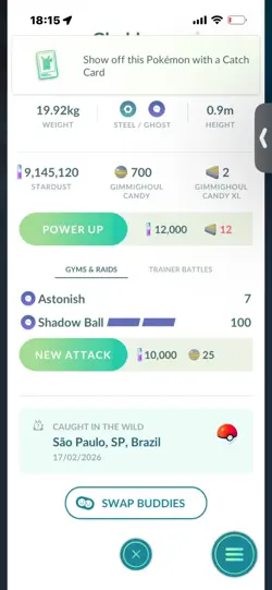 Pokemon Go Shiny Gholdengo ( High CP ) - Image 2