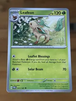 Leafeon 011/167 Sv06: Twilight Masquerade Pokemon TCG - Image 1