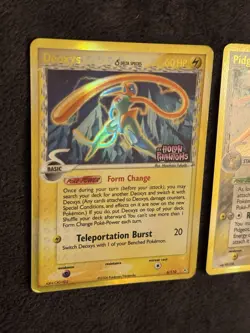 Deoxys 6/110 / Pidgeot 14/110 Ex Holon Phantoms Reverse Stamp Pokemon Bon Etat - Image 2