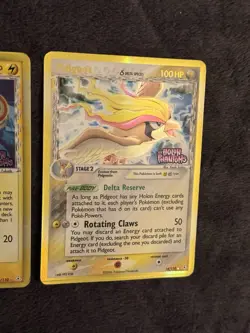 Deoxys 6/110 / Pidgeot 14/110 Ex Holon Phantoms Reverse Stamp Pokemon Bon Etat - Image 3