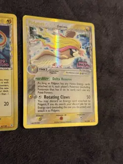 Deoxys 6/110 / Pidgeot 14/110 Ex Holon Phantoms Reverse Stamp Pokemon Bon Etat - Image 4