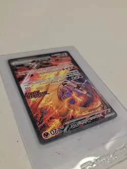 Pokemon Team Rocket's Moltres ex 229/182 Destined Rivals Rare English Stamped - Image 2