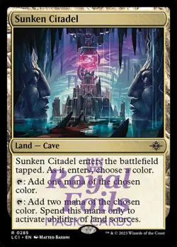 Sunken Citadel 1x FOIL Lost Caverns of Ixalan MTG LCI Rare MINT land - Image 1