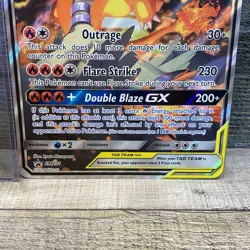 RESHIRAM & CHARIZARD GX TAG TEAM JUMBO BLACK STAR PROMO SM201 POKEMON - Image 3