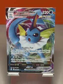 Vaporeon VMAX 030/203 SWSH Evolving Skies Ultra Rare Pokemon NM - Image 1