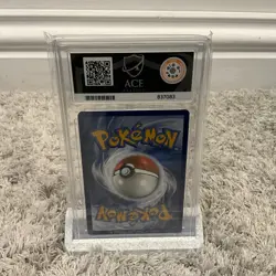 2024 Pokemon Charizard EX Black Star Promo 074 Paldean Fates – ACE 9 MINT - Image 2