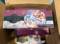 LOT OF (5) 2025 POKEMON TCG HOLIDAY ADVENT CALENDAR BOX NEW SEALED CHRISTMAS - Image 1