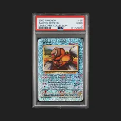 Pokemon Tauros Legendary Collection Reverse Holo #65 PSA 2 - Image 1
