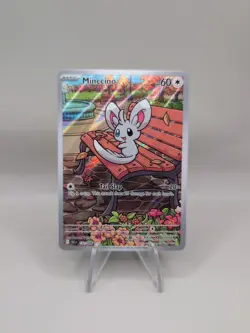 Minccino 152/086 Holo Illustration Rare Pokemon TCG Black Bolt - Image 1
